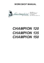 LAMBORGHINI CHAMPION 120 Workshop Manual preview