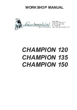 Preview for 1 page of LAMBORGHINI CHAMPION 120 Workshop Manual