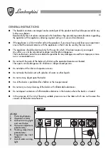 Предварительный просмотр 10 страницы LAMBORGHINI E20 MCS W TOP User Manual