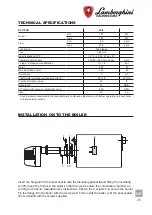 Preview for 25 page of LAMBORGHINI ECO PRO 20/2 Installation And Maintenance Manual