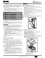 Preview for 7 page of LAMBORGHINI ERA MD Instructions For Use, Installation And Maintenance