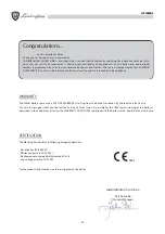 Preview for 32 page of LAMBORGHINI MEGA 1060 Operating, Installation And Maintenance Instructions