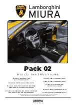 LAMBORGHINI MIURA AGORA 2022 Instructions Manual preview