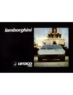 LAMBORGHINI Urraco P250 Driver'S Handbook Manual preview