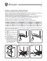 Preview for 9 page of LAMBORGHINI XILO T 20 N MS W TOP Installation And Maintenance Manual