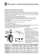 Preview for 22 page of LAMBORGHINI XILO T 20 N MS W TOP Installation And Maintenance Manual