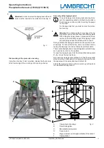 Предварительный просмотр 3 страницы Lambrecht 15188 Operating Instructions Manual