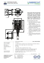 Preview for 4 page of Lambrecht 8141.62 Operating Instructions