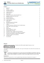 Preview for 2 page of Lambrecht ARCO-Modbus 14581 Manual