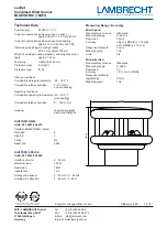 Предварительный просмотр 4 страницы Lambrecht BLUESONIC ANALOG Operating Instructions Manual