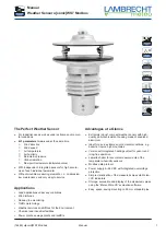 Lambrecht meteo WS6 Manual предпросмотр