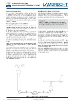 Предварительный просмотр 2 страницы Lambrecht METEOROLOGY 14576-24 V Operating Instructions Manual