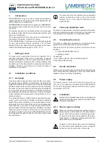 Предварительный просмотр 3 страницы Lambrecht PROFESSIONAL-IX 3.0 Operating Instructions Manual