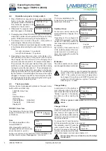 Preview for 4 page of Lambrecht TROPOS-100 Operating Instructions Manual