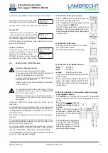 Preview for 5 page of Lambrecht TROPOS-100 Operating Instructions Manual