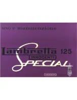 Lambretta 125 Special User Manual preview