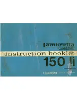 Preview for 1 page of Lambretta 150 Li Instruction Booklet