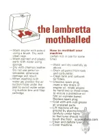 Preview for 28 page of Lambretta DL/Grand Prix 200 Instruction Booklet