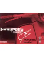 Lambretta SX 150 Instruction Booklet preview