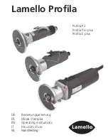 Lamello Profi la P2 Operating Instructions Manual предпросмотр