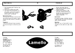 Preview for 29 page of Lamello Tanga DX200 Operating Instructions Manual