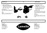 Preview for 43 page of Lamello Tanga DX200 Operating Instructions Manual