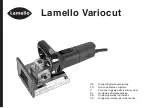 Lamello Variocut Original Operating Instructions preview