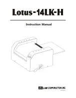 Lami Corporation Lotus-14LK-H Instruction Manual preview