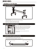 Preview for 7 page of Lami Corporation Rose-63CL Instruction Manual