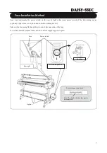 Предварительный просмотр 8 страницы LAMI Daisy-55EC Instruction Manual