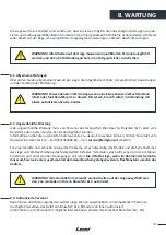 Preview for 39 page of LAMI SOWELLE Original Instructions Manual