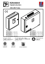 Предварительный просмотр 1 страницы LAMILUX AdComNet RZN4408-K Original Instructions Manual