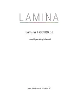 Lamina T-801BR.SE User'S Operating Manual preview