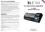 Preview for 1 page of Lamination Depot TruLam TL-320E Operation Manual