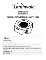 Preview for 1 page of Laminvale FR02-A Assembly Instructions And Safety Manual