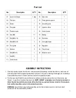 Preview for 5 page of Laminvale FR02-A Assembly Instructions And Safety Manual