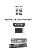 Lamona HJA 3240 Installation & User'S Instructions preview