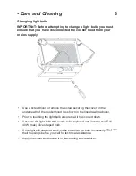 Preview for 8 page of Lamona HJA2230 Installation & Operating Instructions Manual