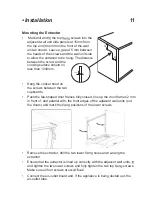 Preview for 11 page of Lamona HJA2230 Installation & Operating Instructions Manual