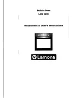 Preview for 1 page of Lamona LAM 3200 Installation & User'S Instructions