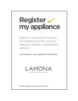 Preview for 2 page of Lamona LAM2850 Instructions & Installation Manual