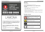 Preview for 2 page of Lamona LAM3676 Instructions And Installation