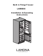 Preview for 1 page of Lamona LAM6800 Installation & Operating Instructions Manual