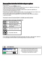 Preview for 3 page of Lamona LAM8720 User'S Manual & Instructions