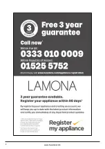 Preview for 2 page of Lamona LAM9550 User Instructions And Installation