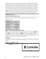 Предварительный просмотр 8 страницы LaMotte 2020e User Instruction