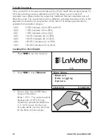 Предварительный просмотр 24 страницы LaMotte 2020e User Instruction