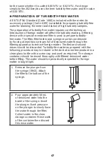 Предварительный просмотр 47 страницы LaMotte 2020we Manual