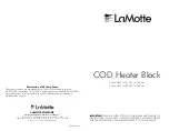 Предварительный просмотр 1 страницы LaMotte COD 5-0069 Manual