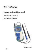 Предварительный просмотр 1 страницы LaMotte pHPLUS DIRECT Instruction Manual